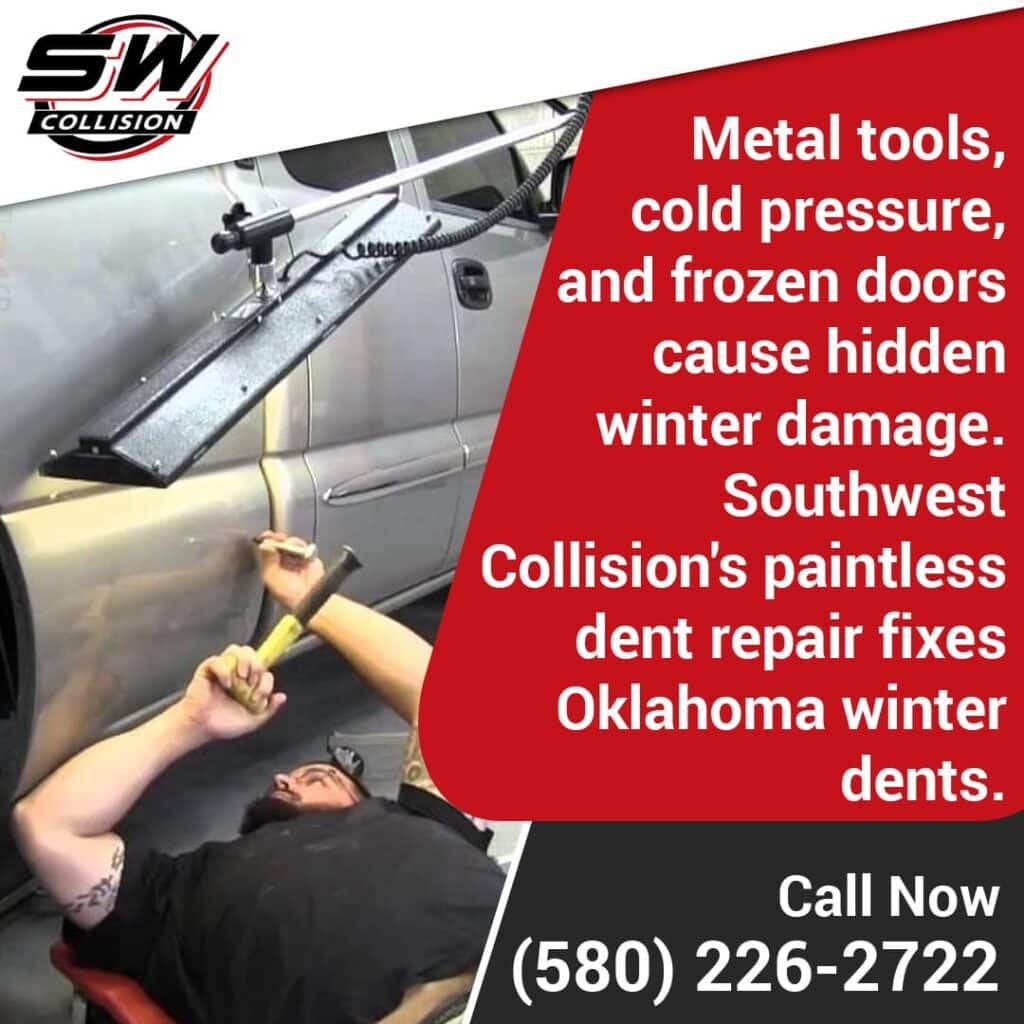 Southwest Collision doing paintless dent repair